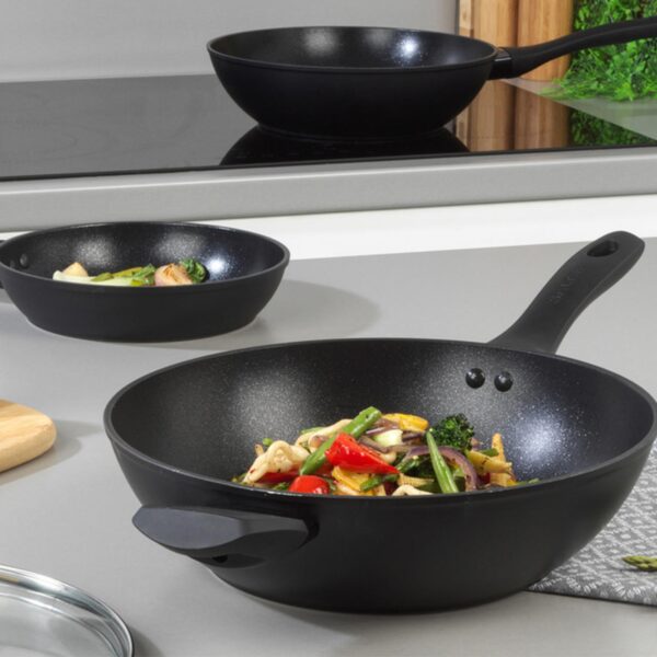 Salter BW08780 Geo Hex 28cm Wok With Lid