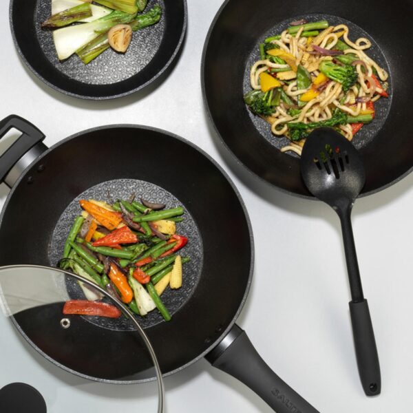 Salter BW08780 Geo Hex 28cm Wok With Lid