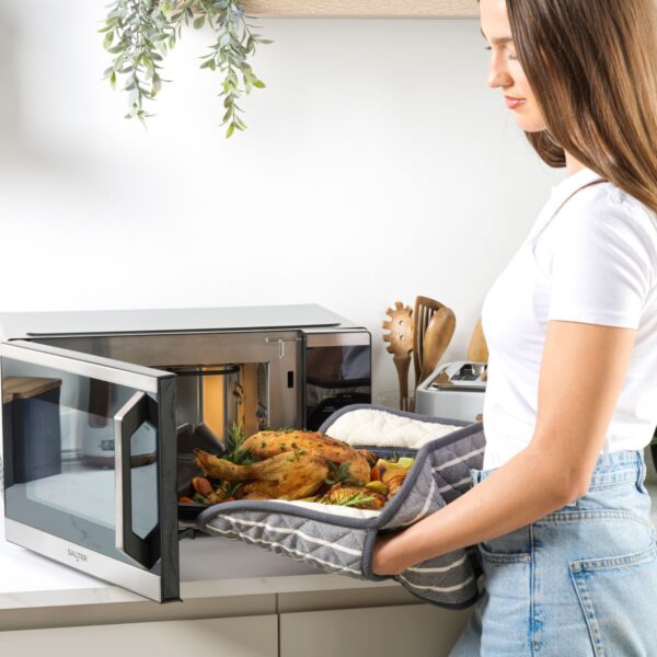 Salter EK5817 Duo-Wave 2 In 1 Air Fryer And Microwave ? 26L