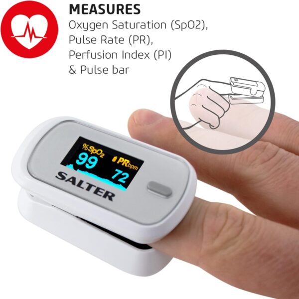 Salter PX-100-EU Oxy Watch Fingertip Pulse Oximeter