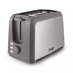 Tower PT20057 Presto 2 Slice Brushed Stainless Steel Toaster