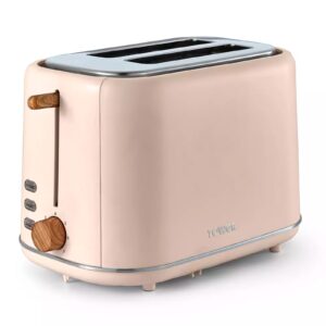 Tower Scandi 800W 2 Slice Toaster Pink Clay