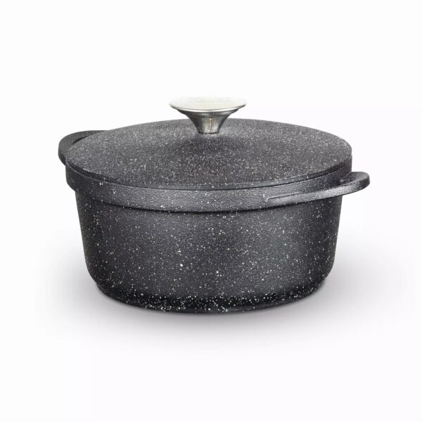 Tower Precision 20cm Casserole Dish With Lid Grey