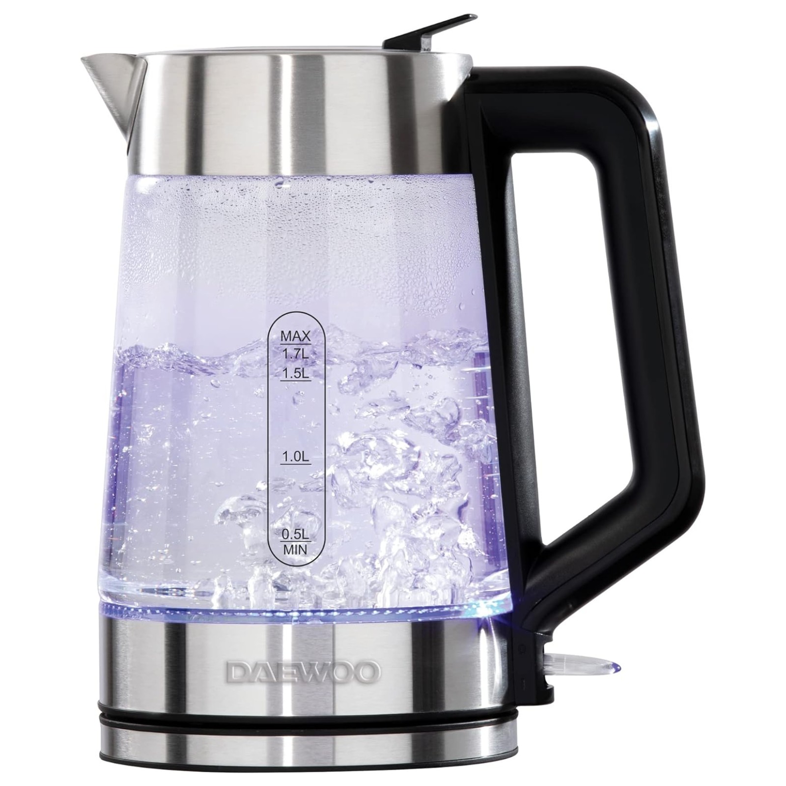 Daewoo SDA2102 1.7 Litre Easy Fill Glass Kettle