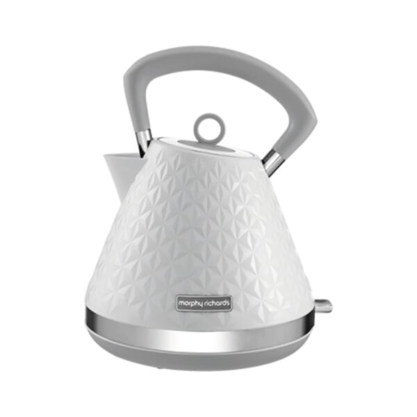 Morphy Richards Vector 1.5L Pyramid Kettle White