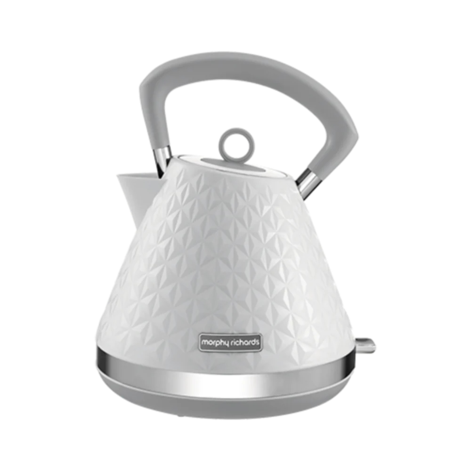 Morphy Richards 108134 Vector 1.5L Pyramid Kettle White - Kettle and ...