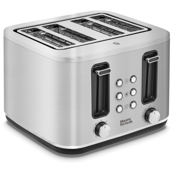 Morphy Richards 242800 Motive Brushed 4 Slice Toaster