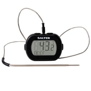 Salter 515BKCR Leave In Digital Thermometer Black Salter Leave In Digital Thermometer Black