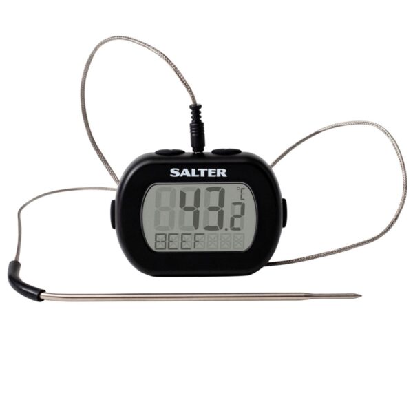Salter Leave In Digital Thermometer Black
