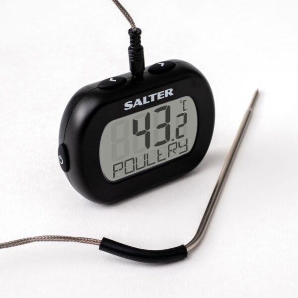 Salter 515BKCR Leave In Digital Thermometer Black - Image 4