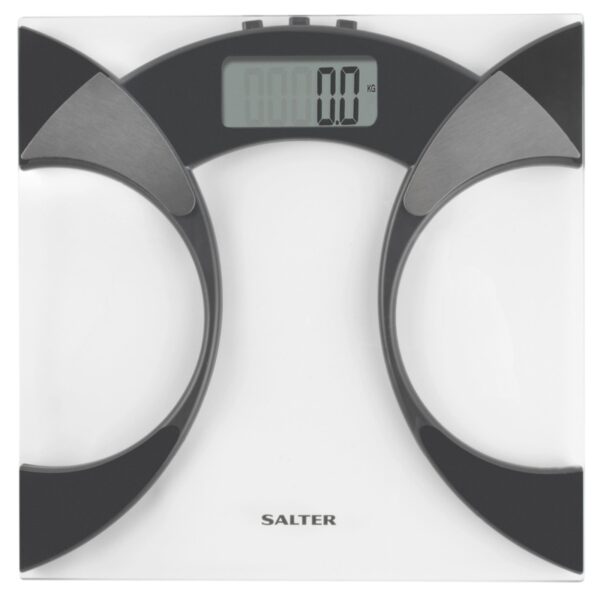 Salter Ultra Slim Glass Analyser Scale White