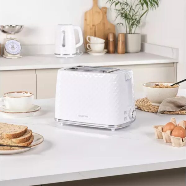 Salter EK5575WHT Glacier 2 Slice Toaster