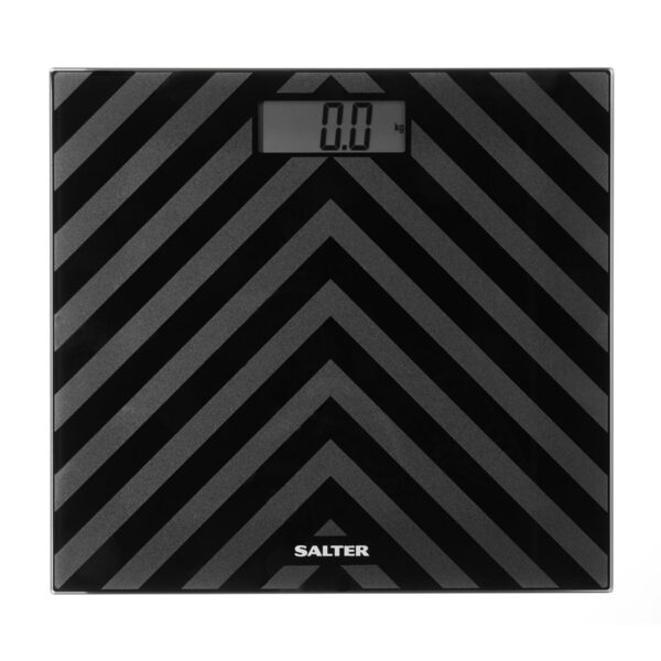 Salter Chevron Electronic Scale Black