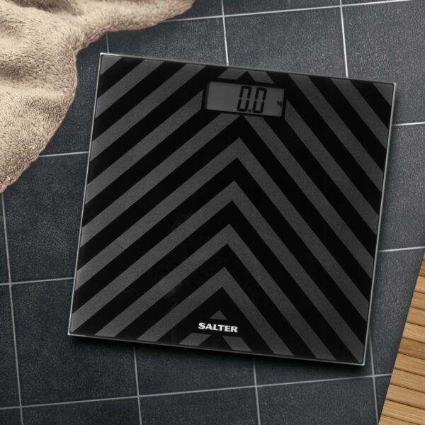 Salter SA00287 Chevron Electronic Scale Black - Image 4