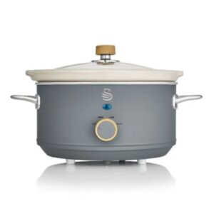 Swan SF17021GRYN Nordic Collection 3.5 Litre Slow Cooker Slate Grey Swan SF17021GRYN Nordic Collection 3.5 Litre Slow Cooker Slate Grey