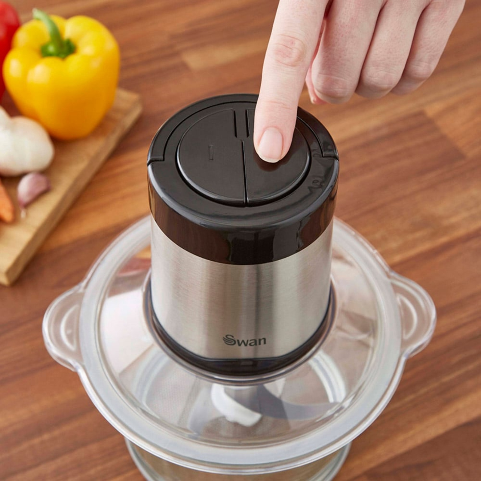 Swan SP42010N Compact Food Chopper Silver Swan SP42010N Compact Food Chopper Silver - Image 3