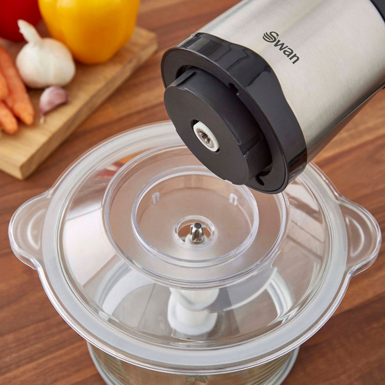 Swan SP42010N Compact Food Chopper Silver Swan SP42010N Compact Food Chopper Silver - Image 4
