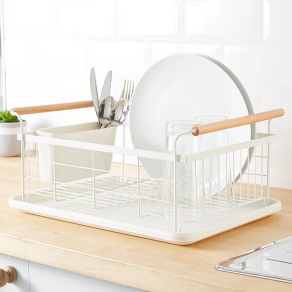 Swan SWKA5062WHTN Nordic Dish Rack White - Image 3
