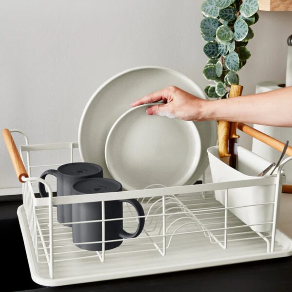 Swan SWKA5062WHTN Nordic Dish Rack White - Image 4
