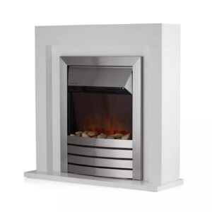 Warmlite Chester 2KW Fireplace Suite White