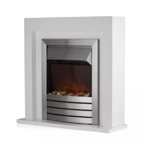 Warmlite WL45041W Chester 2KW Fireplace Suite White Warmlite Chester 2KW Fireplace Suite White