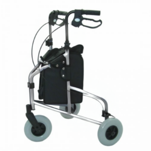 Folding Aluminium Tri Walker with Bag Only – Silver