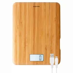 Salter Eco Bamboo Electronic Kitchen Scale