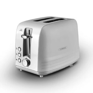 Tower Ash Grey 2 Slice Toaster