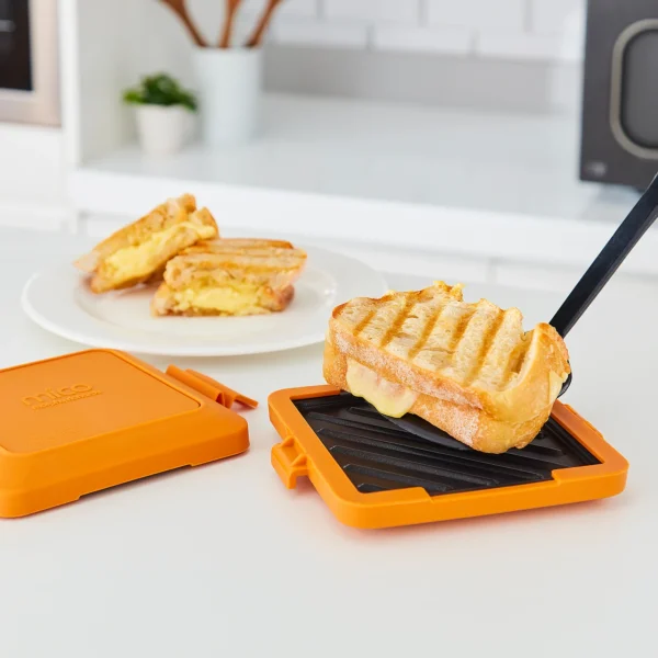 Morphy Richards 511644 Mico Microwave Toastie Maker Orange - Image 3