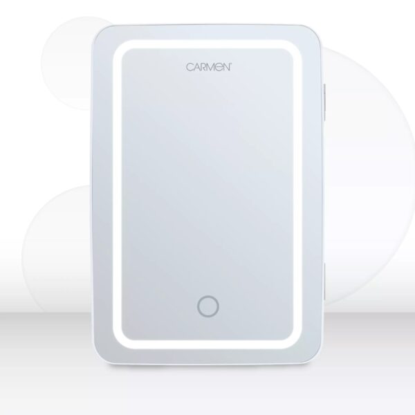 Carmen 6L Beauty Cooler With LED Mirror Door
