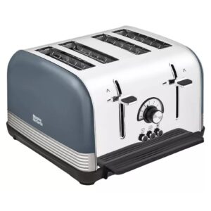 Morphy Richards Venture Retro Basalt 4 Slice Toaster