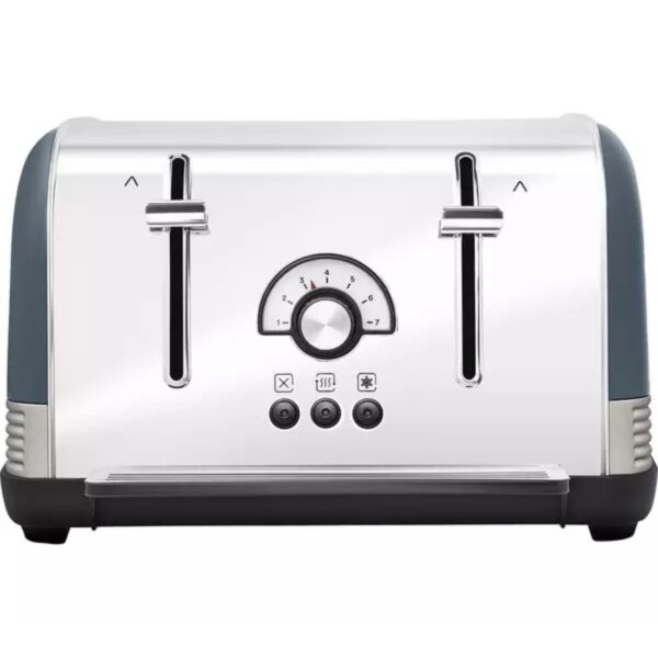 Morphy Richards 240335 Venture Retro Basalt 4 Slice Toaster