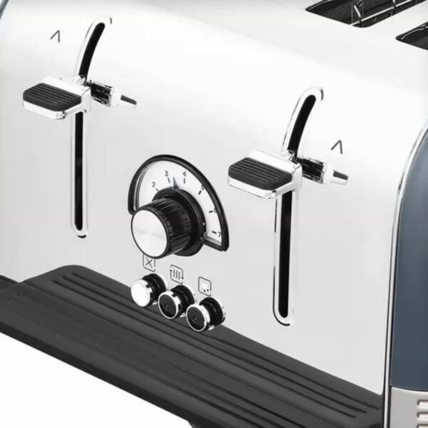 Morphy Richards 240335 Venture Retro Basalt 4 Slice Toaster