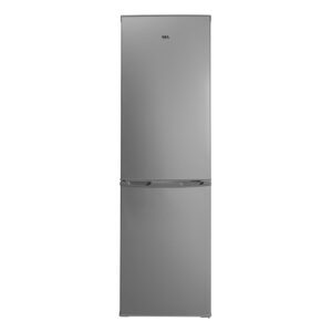SIA SFF1570SI Freestanding silver combi fridge freezer 182L