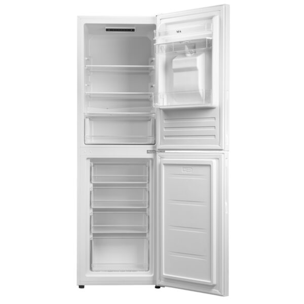 SIA SFF17650W Freestanding 252L Fridge Freezer - White - Image 2