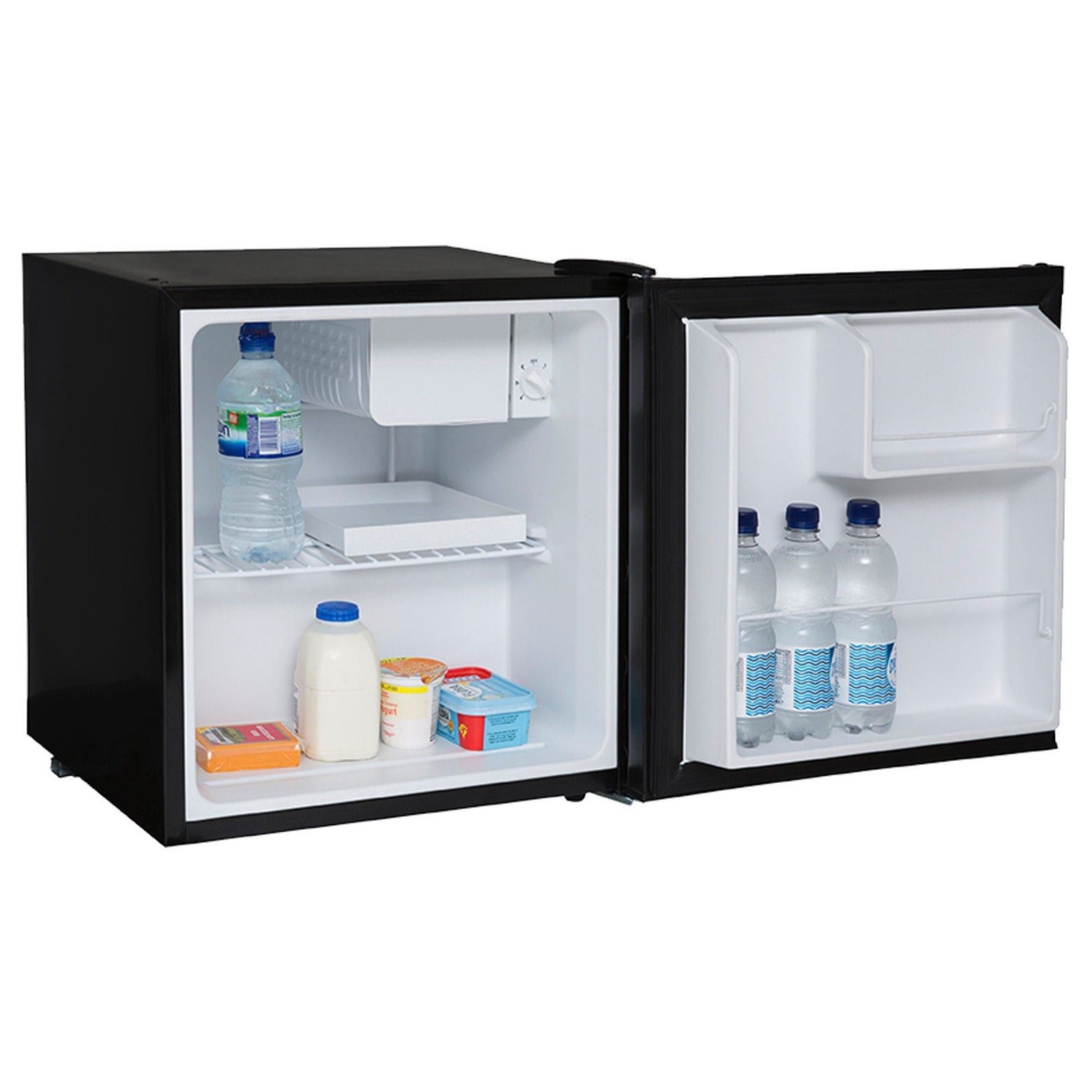 SIA TT01BL 49L Mini Fridge With Ice Box In Black, Beer and Drinks Cooler