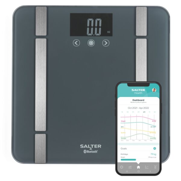 Salter SA00432GFEU6 Smart Bathroom Scale Grey - Image 4