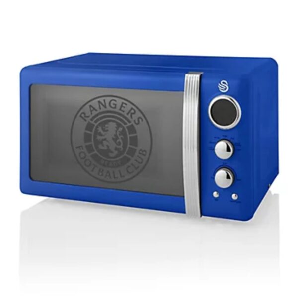 Swan SM22030RANN Retro 800W Rangers Microwave Blue