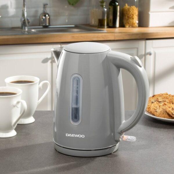 Daewoo SDA2592 1.7L Kensington Jug Kettle Grey