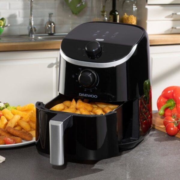 Daewoo SDA2609 2L Compact Manual Air Fryer Black