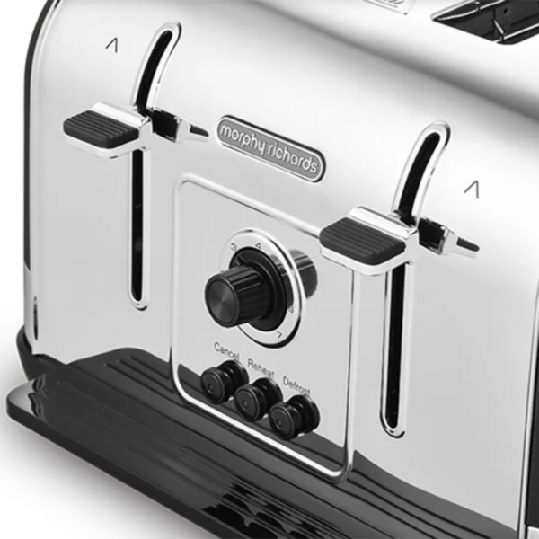 Morphy Richards 240131 Venture 4 Slice Toaster Black