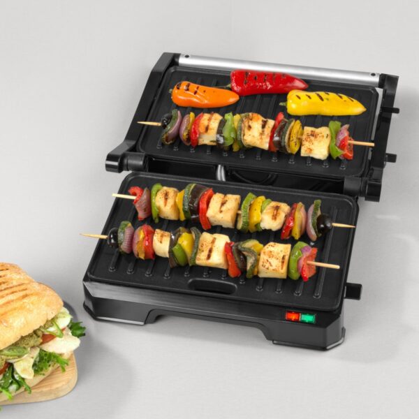 Progress EK5854P 2 In 1 Health Grill Grey - Image 2