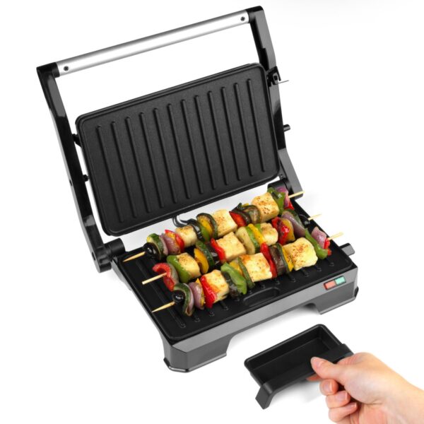 Progress EK5854P 2 In 1 Health Grill Grey - Image 4
