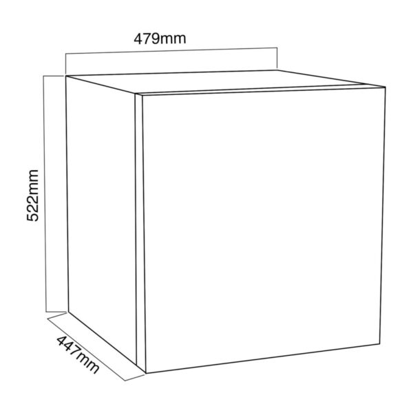 SIA TT01WH 49L Mini Fridge With Ice Box In White, Beer & Drinks Cooler