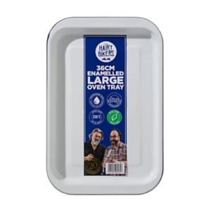 The Hairy Bikers 36cm Enamelled Large Oven Tray