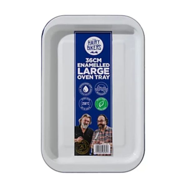 The Hairy Bikers 36cm Enamelled Large Oven Tray