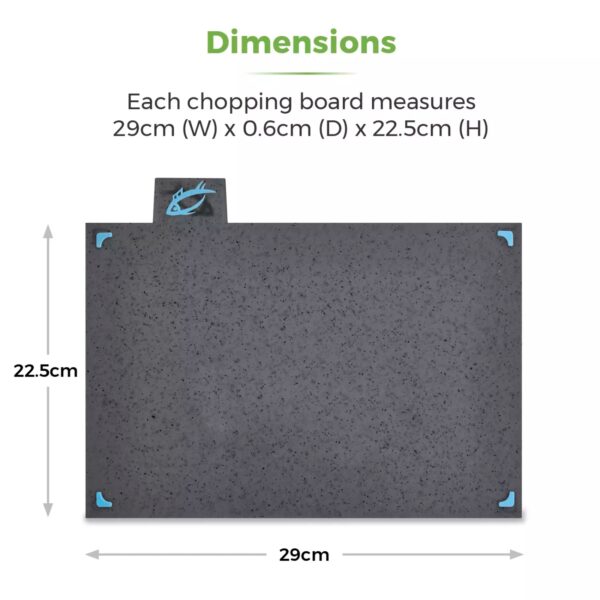 Tower T847042 4 Piece Chopping Board Set Grey - Image 4