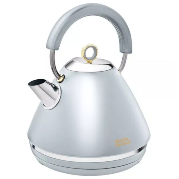 Morphy Richards 102046 Accents Ocean Grey 1.5l Pyramid  Kettle