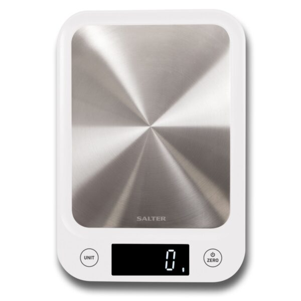 Salter 5kg Electronic Kitchen Scale White