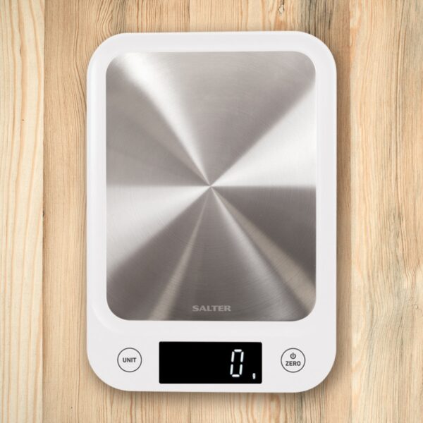 Salter 1105SSWHDR 5kg Electronic Kitchen Scale White - Image 4